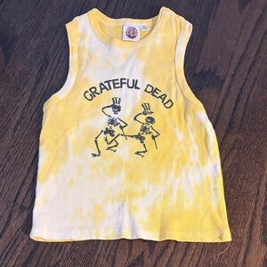 Target Yellow Tie-Dye Grateful Dead Tank Top